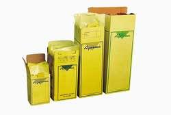 Cartons plastifiés pour déchets hospitaliers